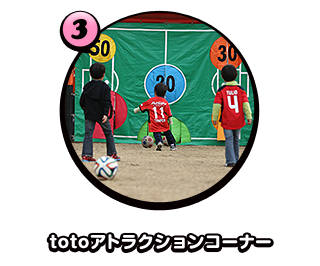 totoアトラクションコーナー