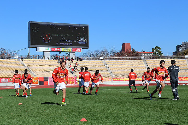 高円宮杯u 18サッカーリーグ16 プレミアリーグwest第17節 Vsガンバ大阪ユース 結果のお知らせ ニュース 名古屋グランパス公式サイト