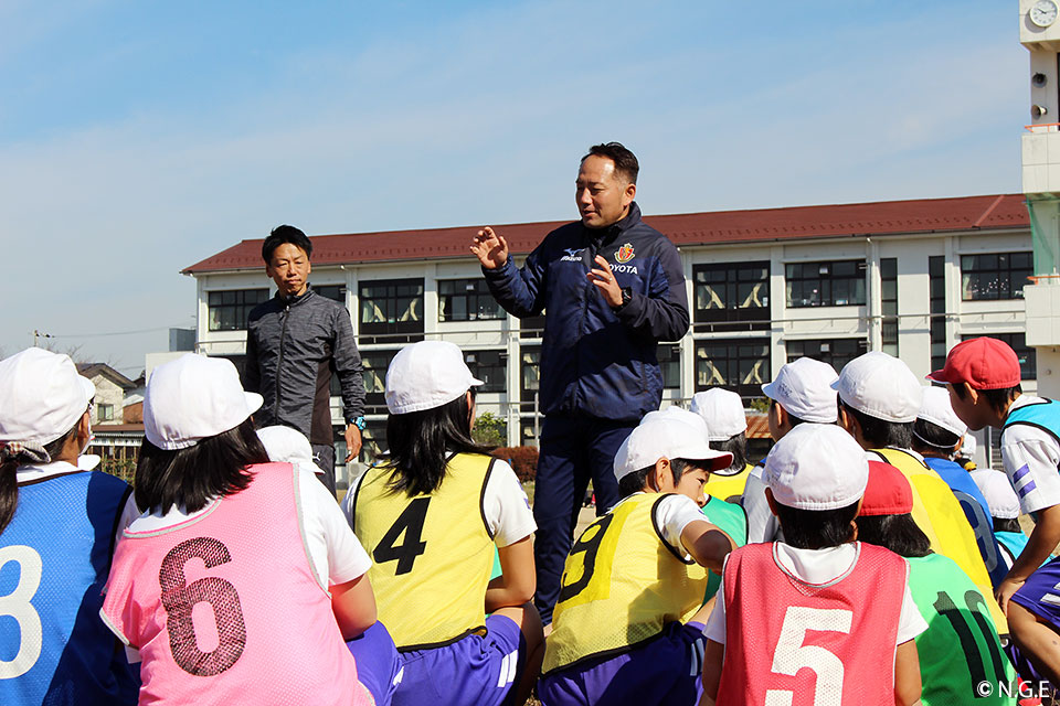 U-15原美彦コーチ『夢を持つこと』東近江市立湖東第一小学校講話レポート