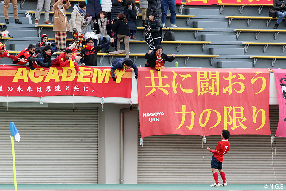 高円宮杯u 18サッカーリーグ17 プレミア リーグ参入戦 B 決勝戦 Vs北海道コンサドーレ札幌u 18 結果のお知らせ ニュース 名古屋グランパス公式サイト