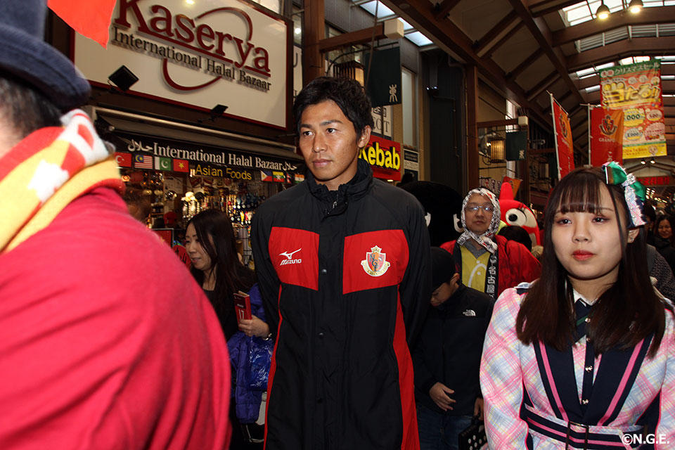 2019シーズン応援感謝イベント「大須商店街練り歩き」および「クラブ