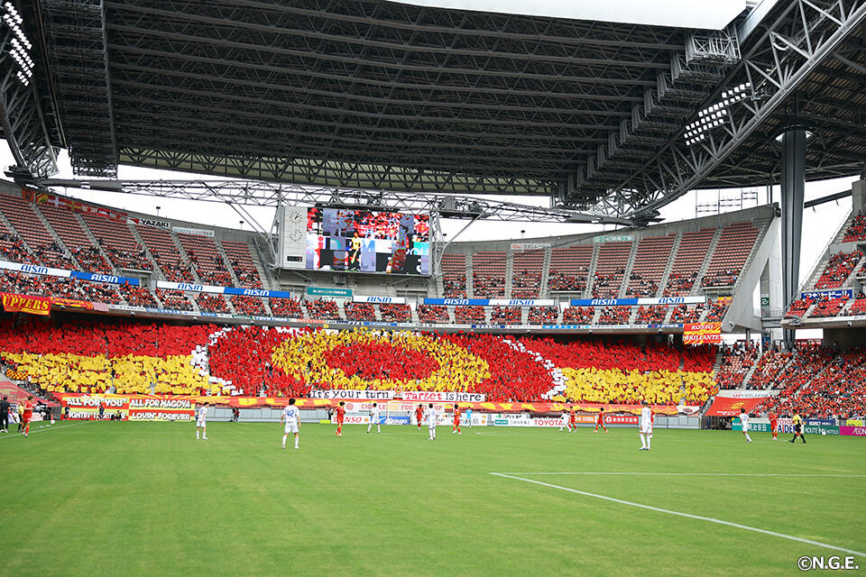 明治安田J1リーグ 第19節：名古屋グランパス vs アルビレックス新潟