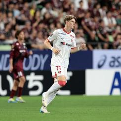 名古屋グランパス　キャスパーユンカー選手　ユニフォーム　レプリカ L MIZUNO 名古屋グランパス 2023 ユニフォーム ホーム 半袖