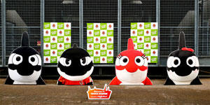 Amazon.co.jp: グランパスくんファミリーアクリルスタンド 4点