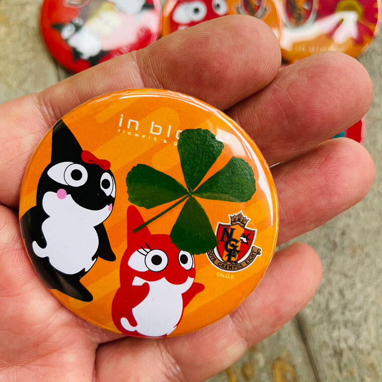 押し花缶バッジ体験会 in bloomブース｜ニュース｜名古屋グランパス