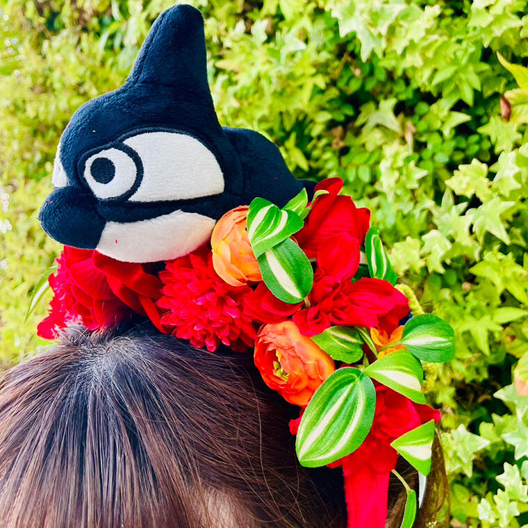 in bloomブース】押し花缶バッジ体験会・オリジナルカチューシャ販売