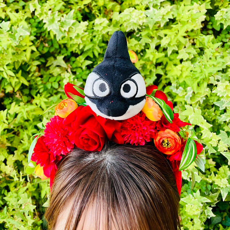 in bloomブース】押し花缶バッジ体験会・オリジナルカチューシャ販売