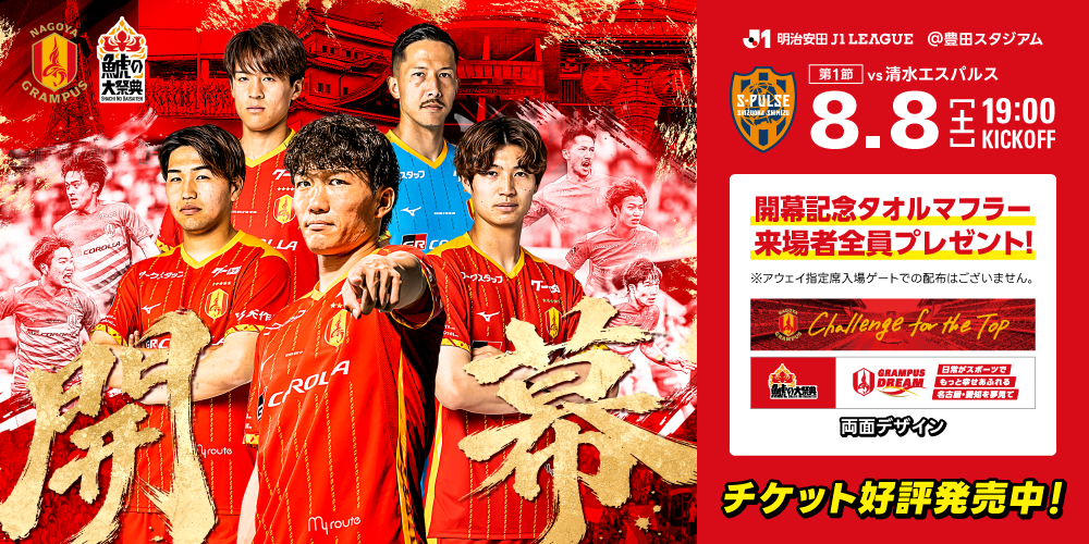 9　8/8清水戦チケット