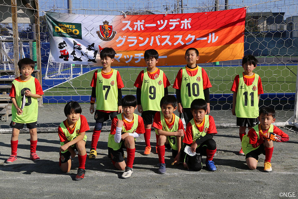 名古屋グランパスサッカースクール スクールマッチデー Supported By スポーツデポ の模様 2月 ニュース 名古屋グランパス公式サイト