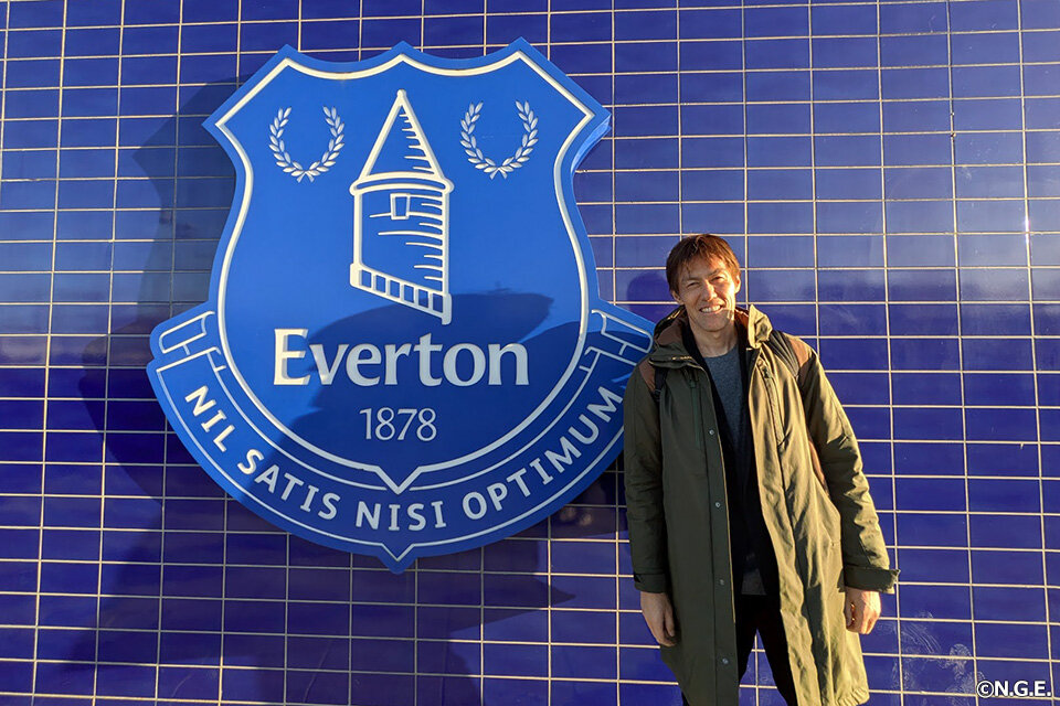 楢﨑GKコーチ・クラブスペシャルフェロー エバートン視察訪問